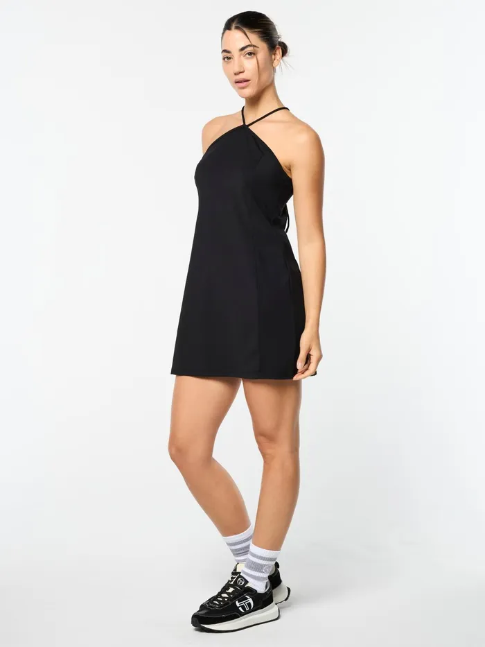 Women Court Styles Sergio Tacchini Verona Dress Black Beauty
