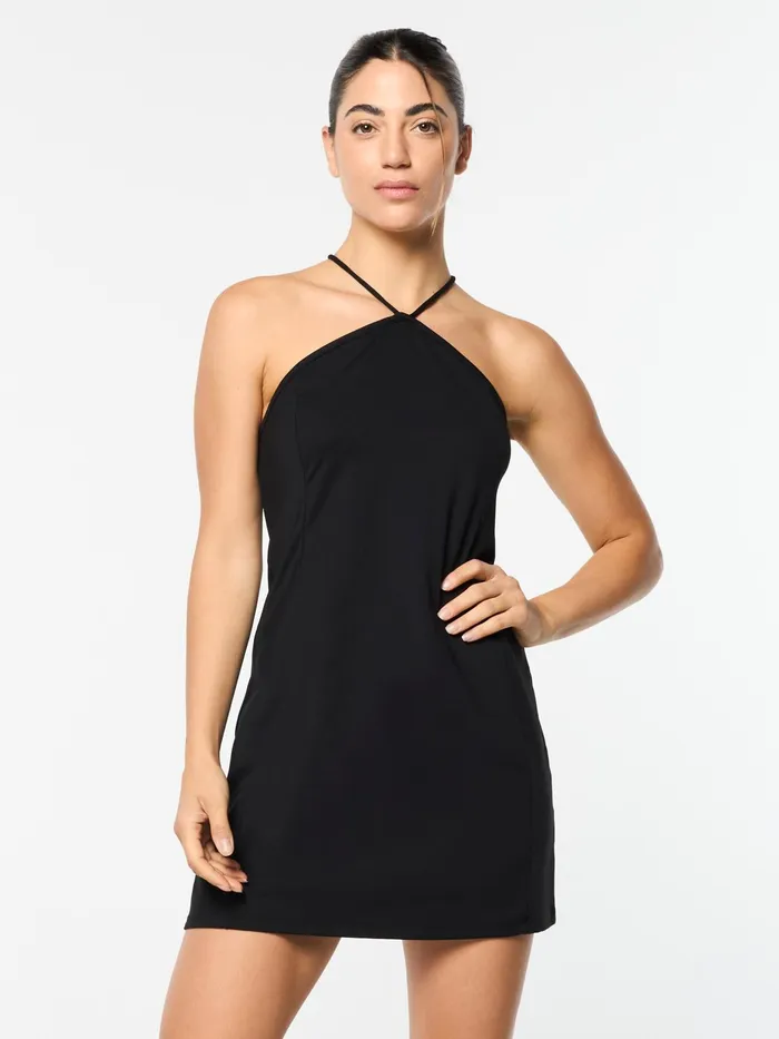Women Court Styles Sergio Tacchini Verona Dress Black Beauty