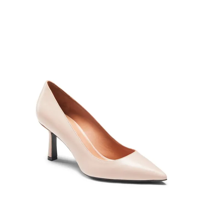 Women Dcollet In Pelle Powder Pink Fratelli Rossetti Dcollet