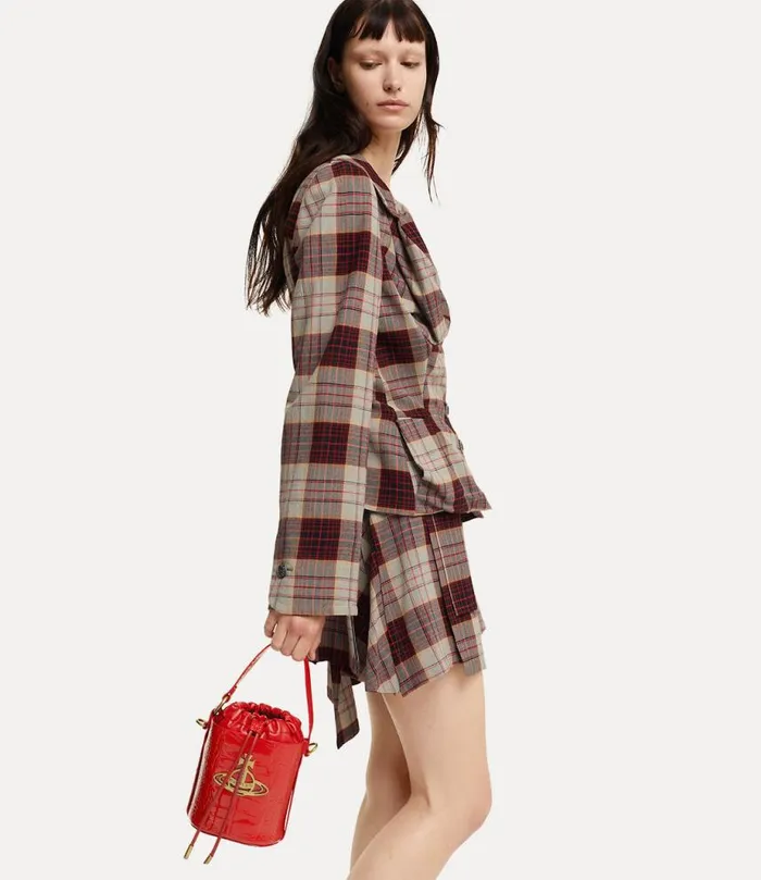Women Daisy Drawstring Bucket Bag Red Vivienne Westwood Handbags Women Daisy Drawstring Bucket Bag Red Vivienne Westwood Handbags