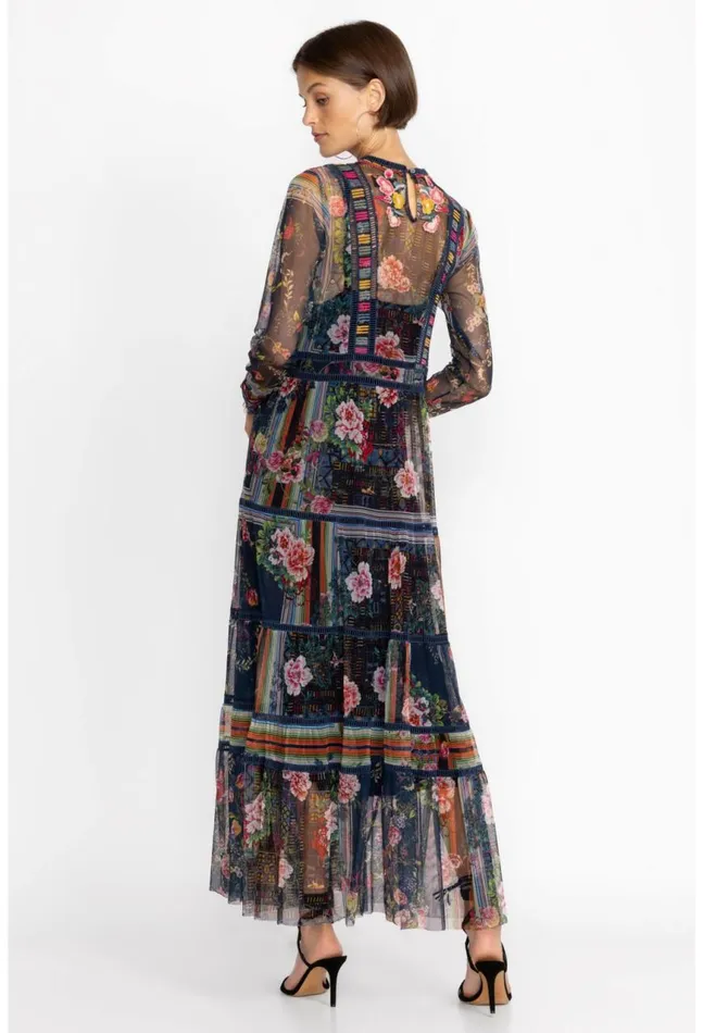 Women Dayana Mesh Dress Multi Johnny Was Dresses
