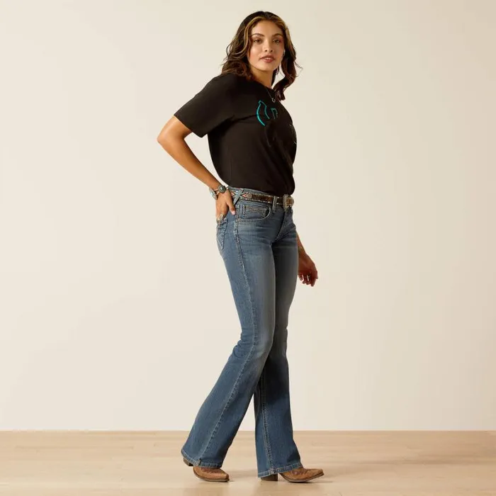 Women Denim Ariat Perfect Rise Chopped Ella Boot Cut Toronto Women Denim Ariat Perfect Rise Chopped Ella Boot Cut Toronto