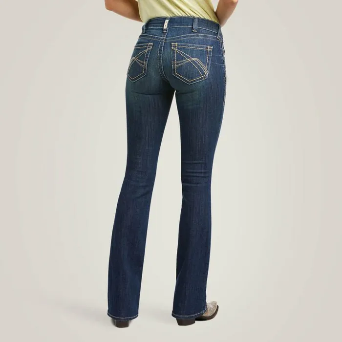 Women Denim Ariat REAL Mid Rise Corinne Boot Cut Jean Pacific Women Denim Ariat REAL Mid Rise Corinne Boot Cut Jean Pacific