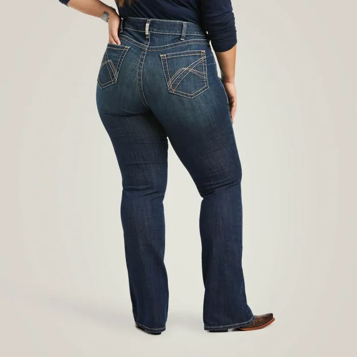 Women Denim Ariat REAL Mid Rise Corinne Boot Cut Jean Pacific Women Denim Ariat REAL Mid Rise Corinne Boot Cut Jean Pacific