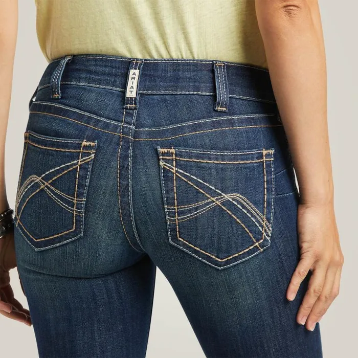 Women Denim Ariat REAL Mid Rise Corinne Boot Cut Jean Pacific Women Denim Ariat REAL Mid Rise Corinne Boot Cut Jean Pacific