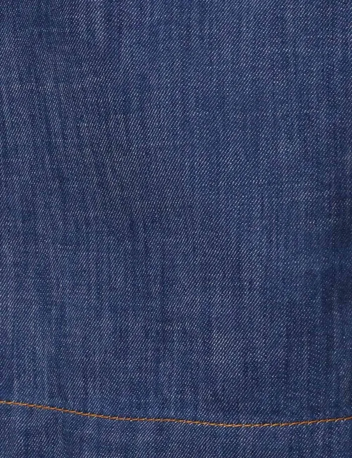 Women Denim Zimmermann Wylie Denim Tunic Dress Railway Blue