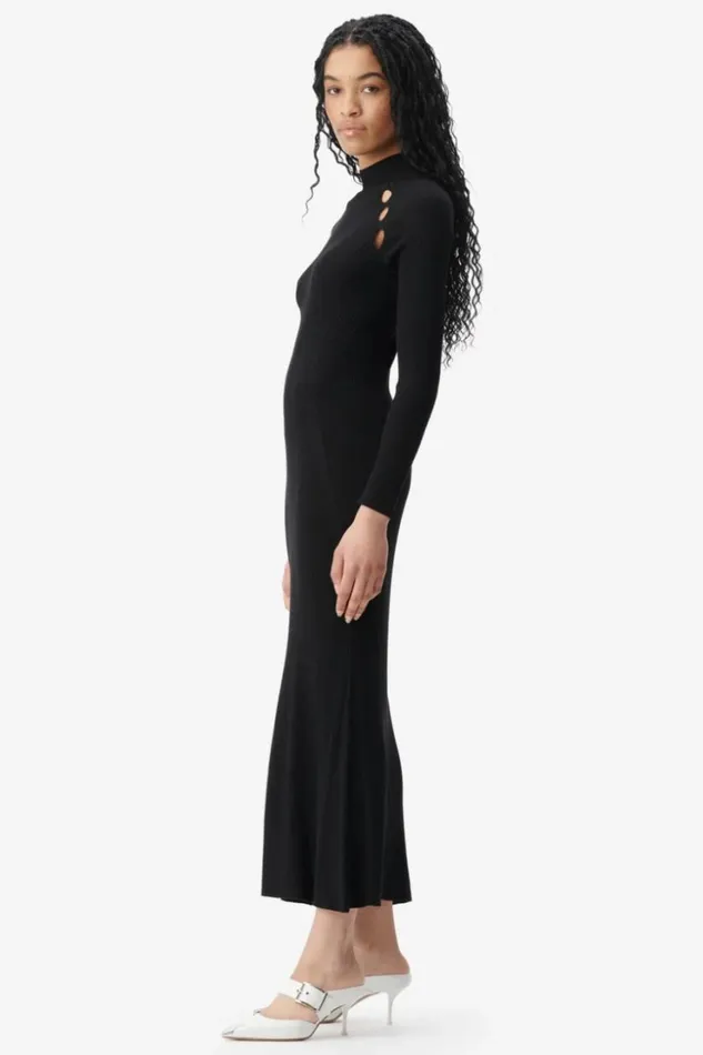 Women Dresses Lala Berlin Dress Kalleste 8211 Wool 8211 Black Women Dresses Lala Berlin Dress Kalleste 8211 Wool 8211 Black