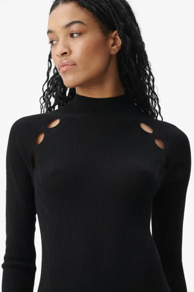 Women Dresses Lala Berlin Dress Kalleste 8211 Wool 8211 Black Women Dresses Lala Berlin Dress Kalleste 8211 Wool 8211 Black