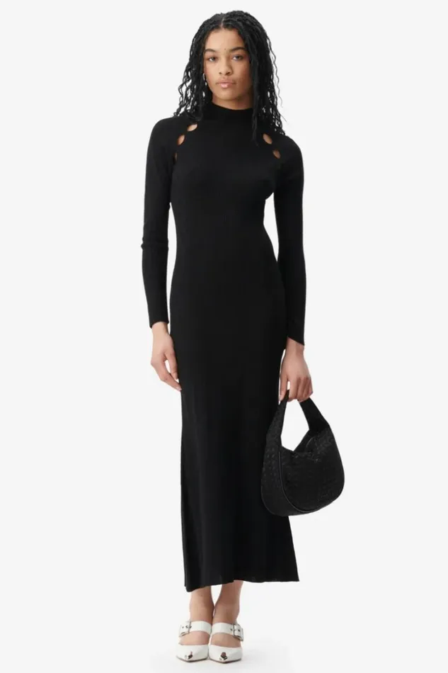 Women Dresses Lala Berlin Dress Kalleste 8211 Wool 8211 Black Women Dresses Lala Berlin Dress Kalleste 8211 Wool 8211 Black