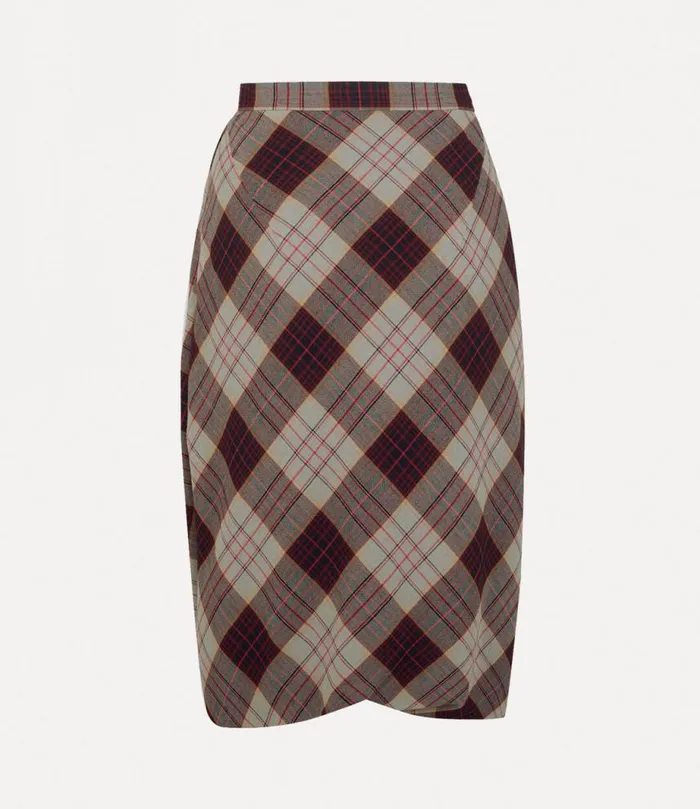 Women Drunken Drape Skirt Redcheck Vivienne Westwood Skirts Women Drunken Drape Skirt Redcheck Vivienne Westwood Skirts