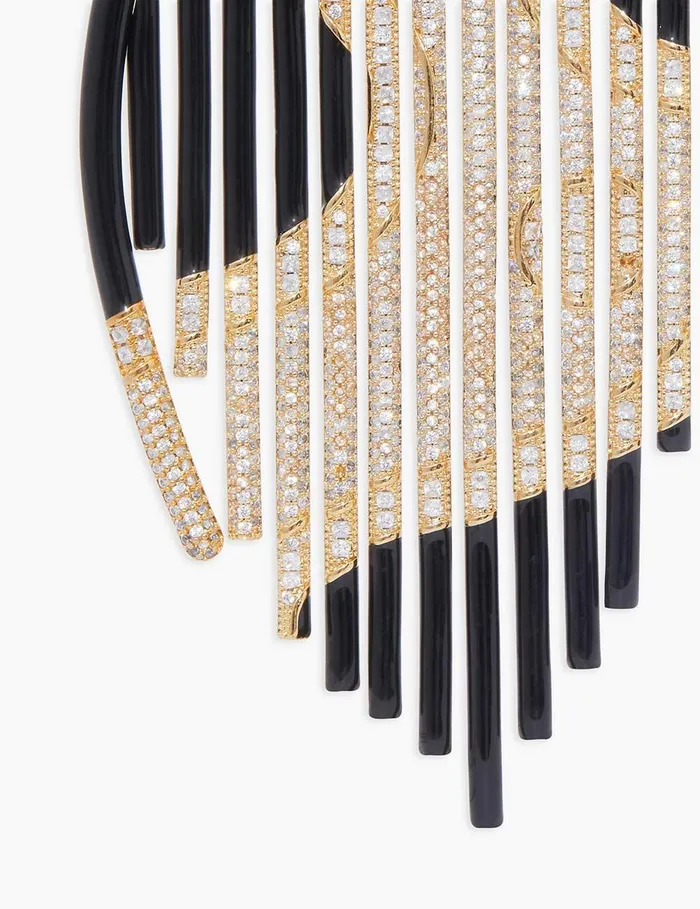 Women Earrings Zimmermann Stella Chandeliers Goldblack