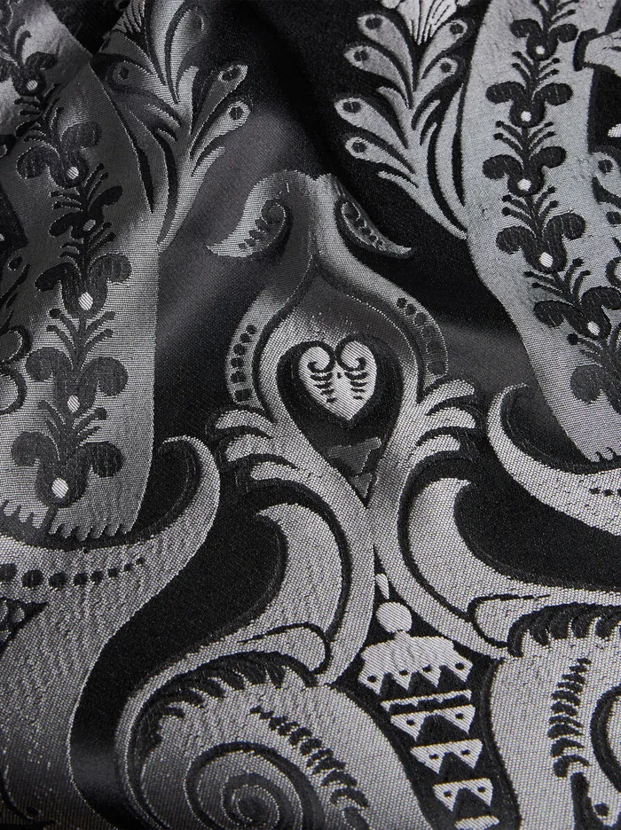 Women Etro Coats And Outerwear Satin Jacquard Duster Coat Grey Women Etro Coats And Outerwear Satin Jacquard Duster Coat Grey
