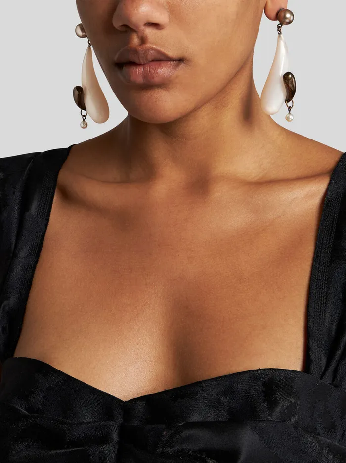 Women Etro Fashion Jewellery Drops Earrings Yellow Women Etro Fashion Jewellery Drops Earrings Yellow