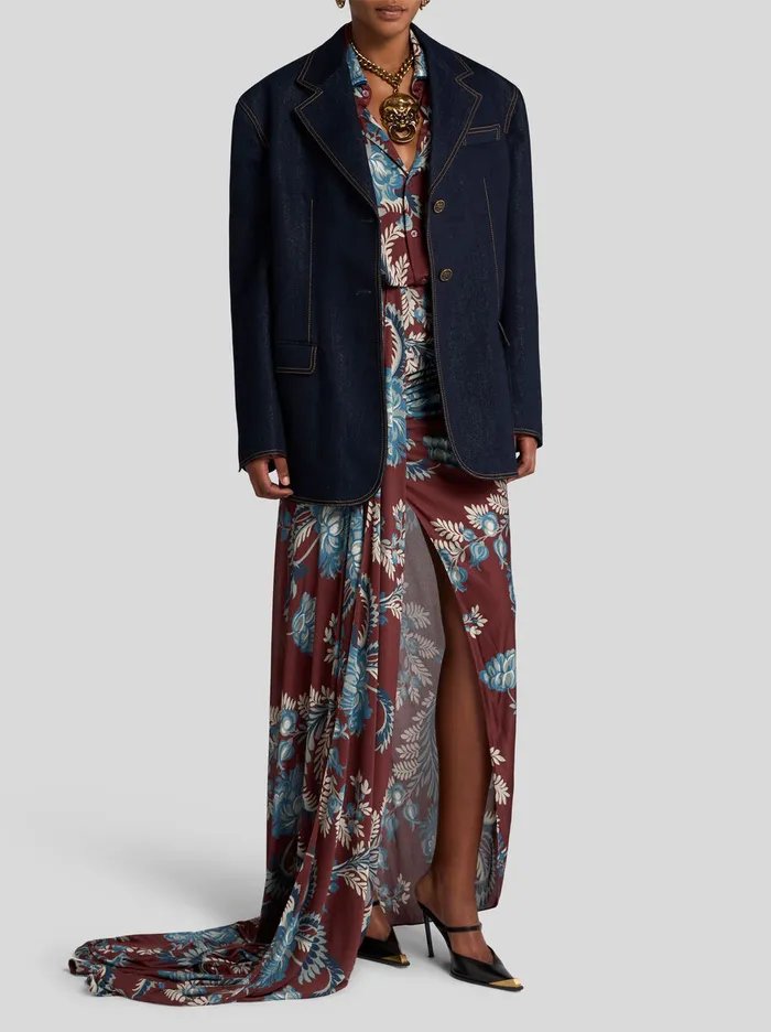 Women Etro Shirts And Blouses Shirt With Print Burgundy