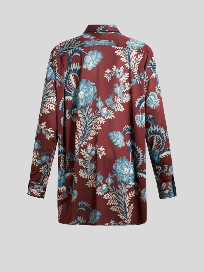 Women Etro Shirts And Blouses Shirt With Print Burgundy