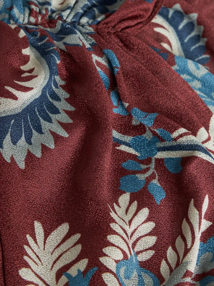 Women Etro Shirts And Blouses Shirt With Print Burgundy
