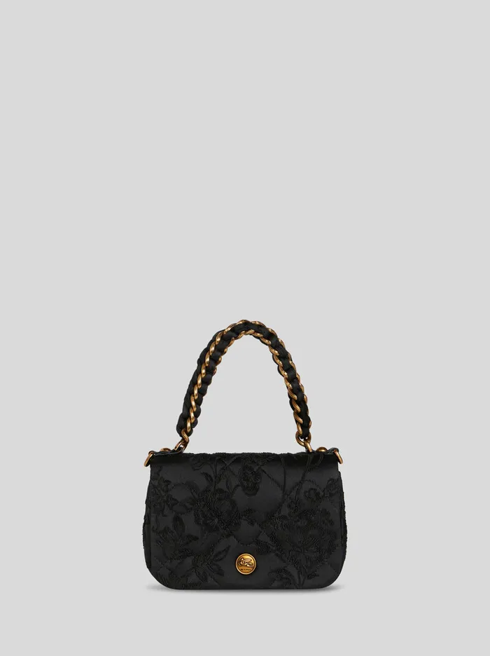 Women Etro Shoulder Bags Quilted Small Bond Bag Black Women Etro Shoulder Bags Quilted Small Bond Bag Black