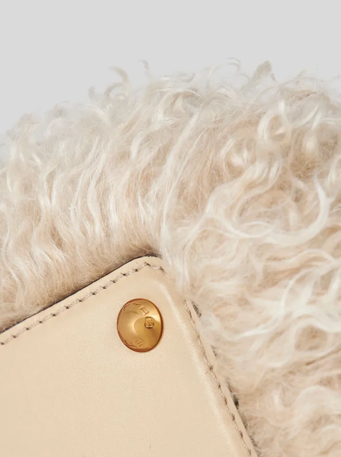 Women Etro Shoulder Bags Small Wool And Mohair Vela Bag Beige Women Etro Shoulder Bags Small Wool And Mohair Vela Bag Beige