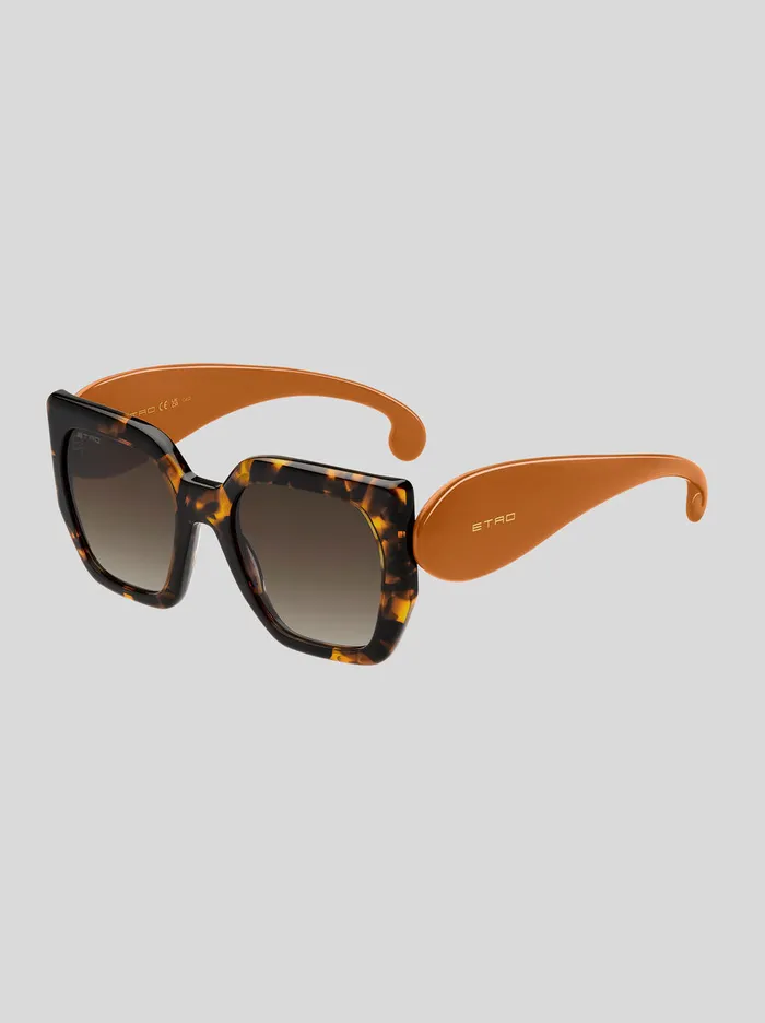 Women Etro Sunglasses Paisley Sunglasses Brown Women Etro Sunglasses Paisley Sunglasses Brown