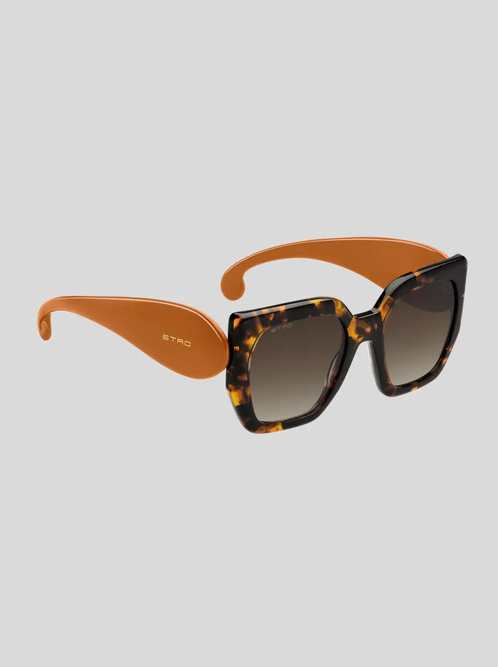 Women Etro Sunglasses Paisley Sunglasses Brown Women Etro Sunglasses Paisley Sunglasses Brown