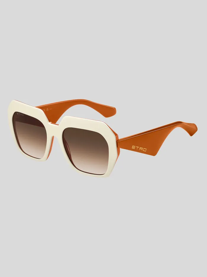 Women Etro Sunglasses Tailoring Sunglasses White Women Etro Sunglasses Tailoring Sunglasses White