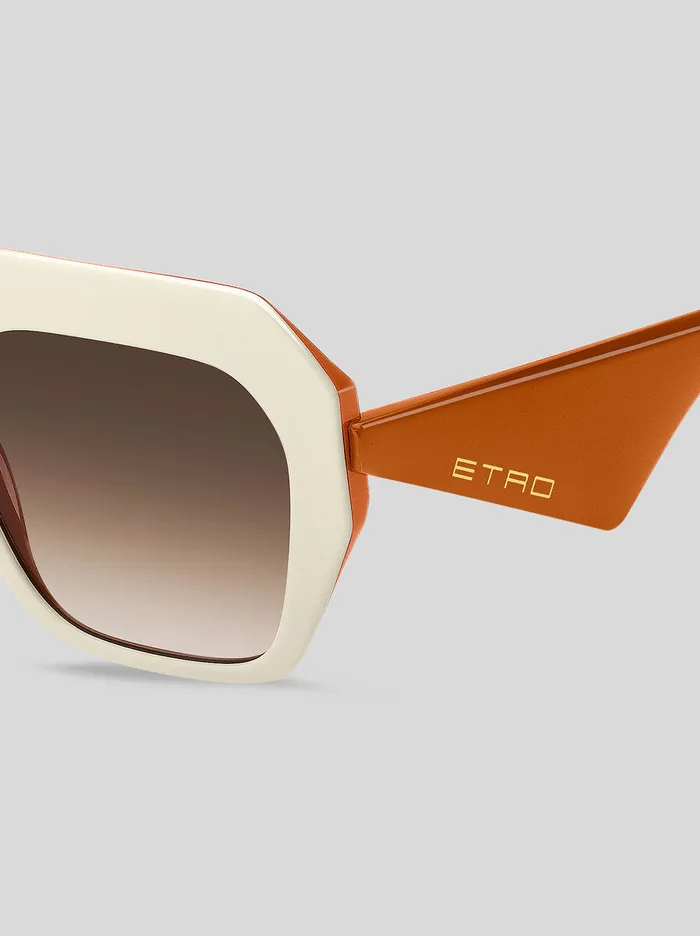 Women Etro Sunglasses Tailoring Sunglasses White Women Etro Sunglasses Tailoring Sunglasses White