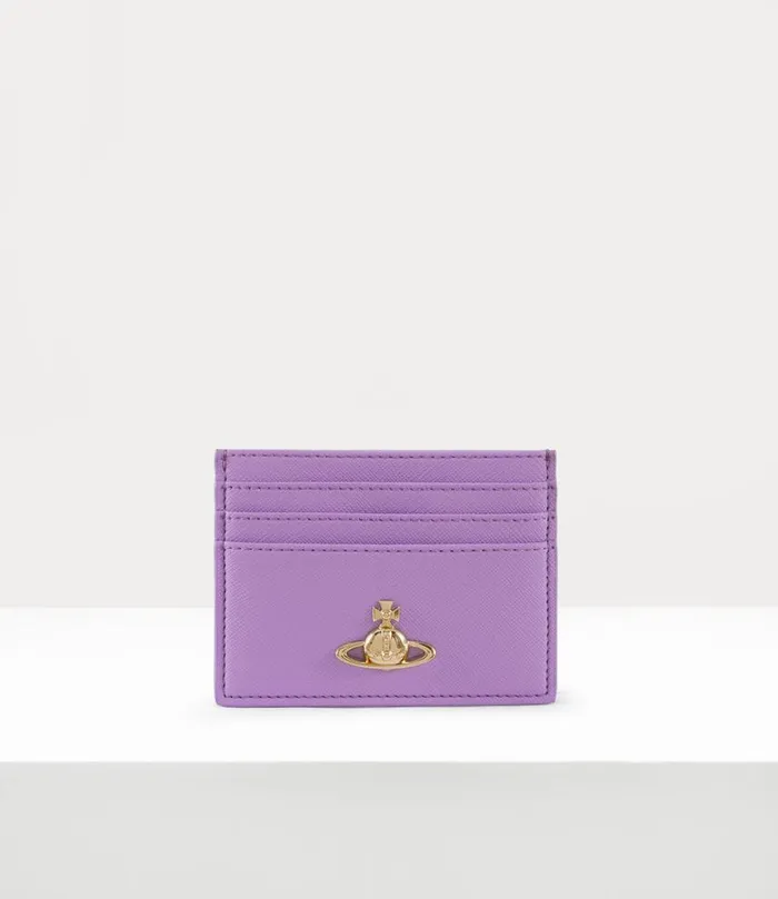 Women Flat Card Holder Lilac3dorb Vivienne Westwood Wallets And Purses