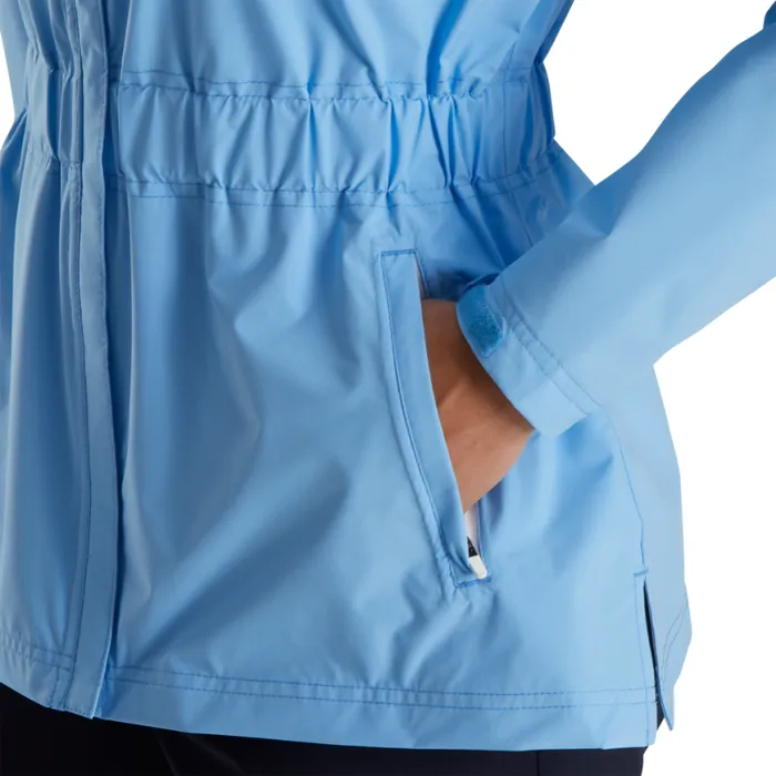 Women FootJoy Outer Layers HydroLite Rain Jacket Blue Women FootJoy Outer Layers HydroLite Rain Jacket Blue