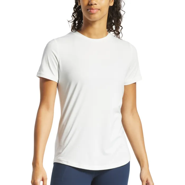 Women FootJoy Shirts Short Sleeve Crew Neck White