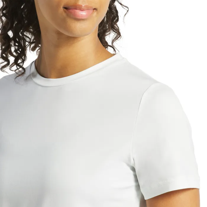 Women FootJoy Shirts Short Sleeve Crew Neck White Women FootJoy Shirts Short Sleeve Crew Neck White