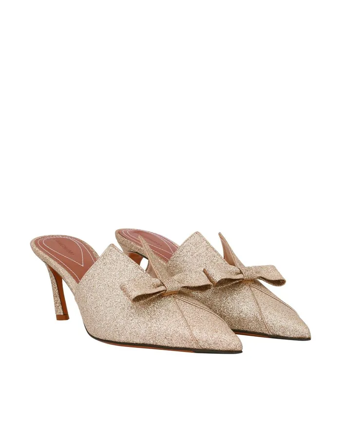 Women Heels Zimmermann Tux Mule 65 Gold