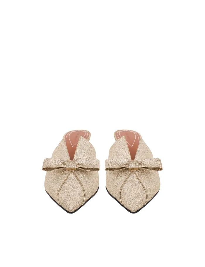 Women Heels Zimmermann Tux Mule 65 Gold
