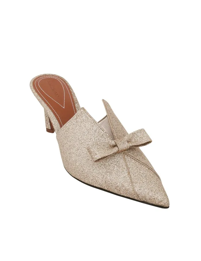 Women Heels Zimmermann Tux Mule 65 Gold