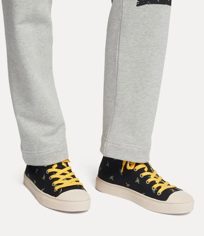 Women High Top Canvas Plimsoll Blackbabyorbs Vivienne Westwood Trainers Women High Top Canvas Plimsoll Blackbabyorbs Vivienne Westwood Trainers