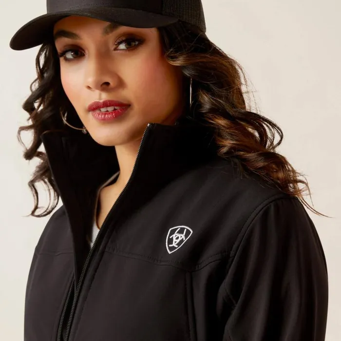 Women Jackets and Vests Ariat Classic Team Softshell MEXICO Jacket Black