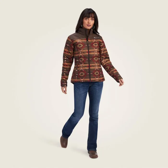 Women Jackets and Vests Ariat Crius Insulated Jacket Canyonlands Print