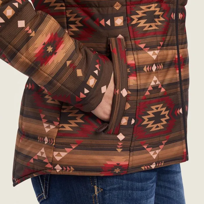 Women Jackets and Vests Ariat Crius Insulated Jacket Canyonlands Print