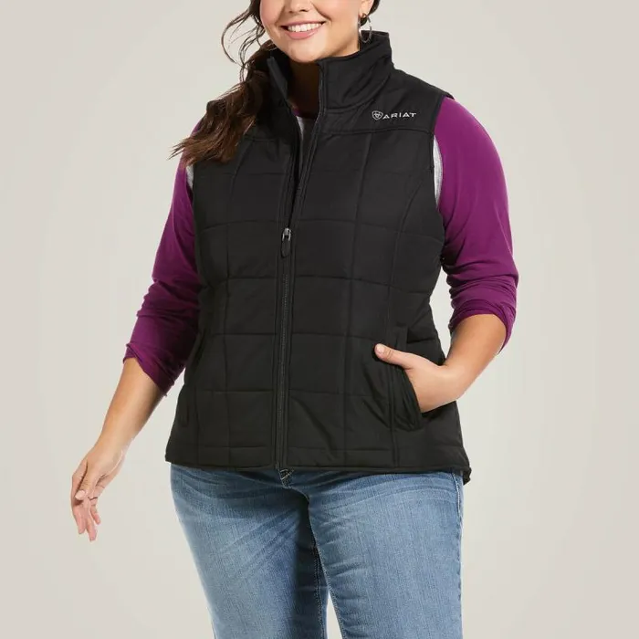 Women Jackets and Vests Ariat Crius Insulated Vest Black Women Jackets and Vests Ariat Crius Insulated Vest Black