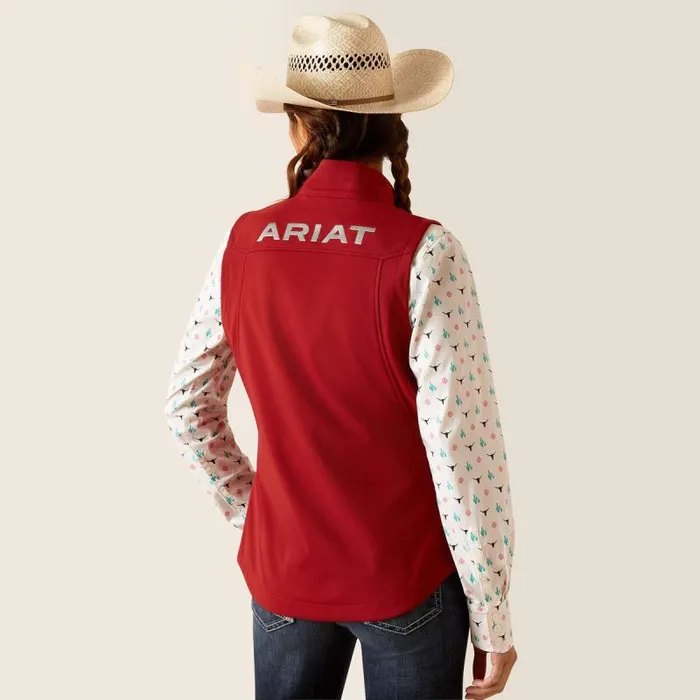 Women Jackets and Vests Ariat New Team Softshell Vest Sundried Tomato Women Jackets and Vests Ariat New Team Softshell Vest Sundried Tomato