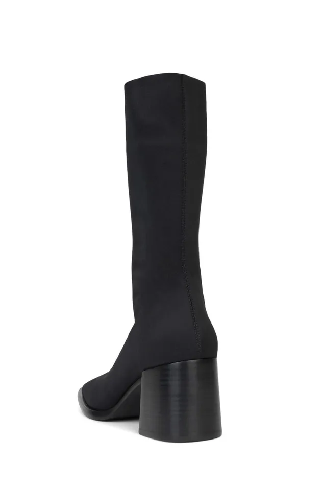 Women Jeffrey Campbell Ankle To Mid BLOGGER Black Neoprene