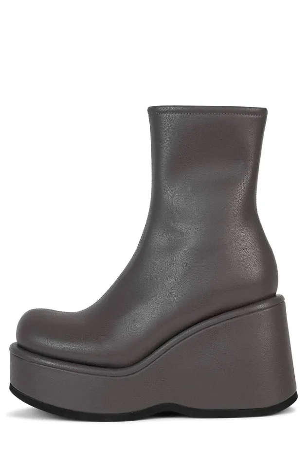 Women Jeffrey Campbell Boot MILLENNIUM Dark Grey
