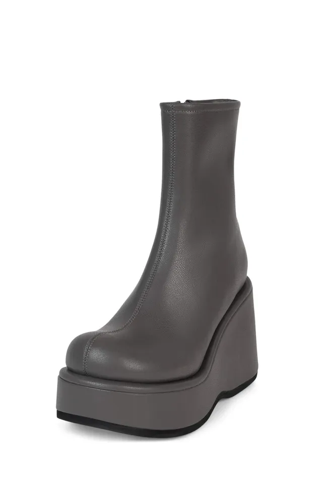 Women Jeffrey Campbell Boot MILLENNIUM Dark Grey