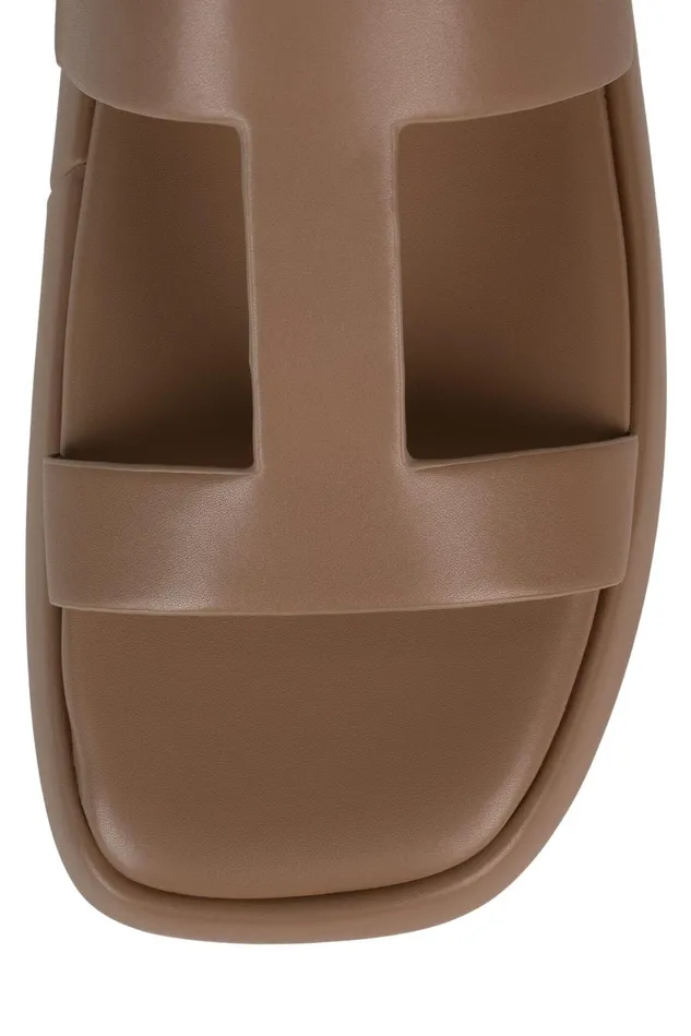 Women Jeffrey Campbell Flat BOLO Dark Natural