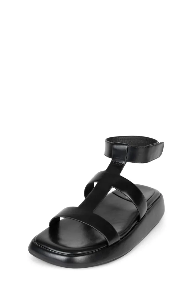 Women Jeffrey Campbell Flat BOLO Dark Natural