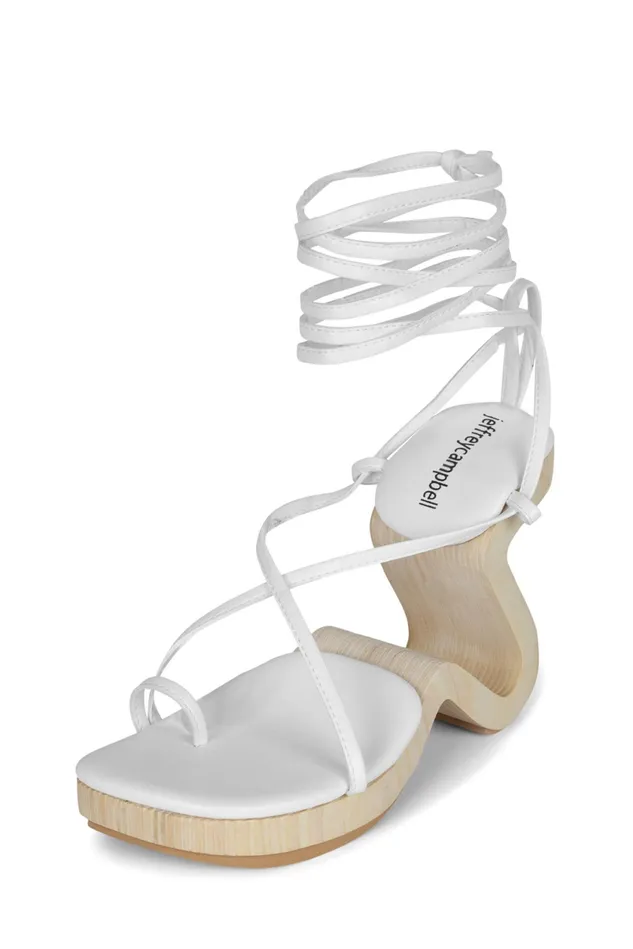 Women Jeffrey Campbell Heel ALLTHAT White