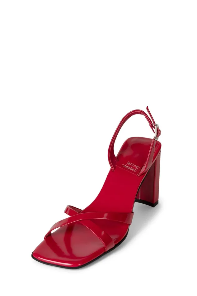 Women Jeffrey Campbell Heel EMERGE Red Box