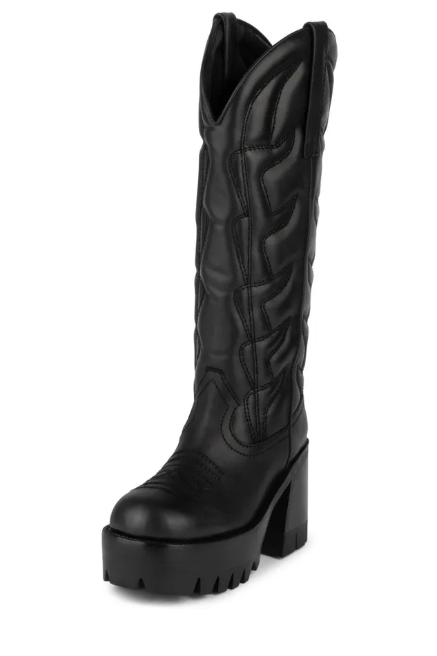 Women Jeffrey Campbell Knee To Thigh HONKYTONK Black