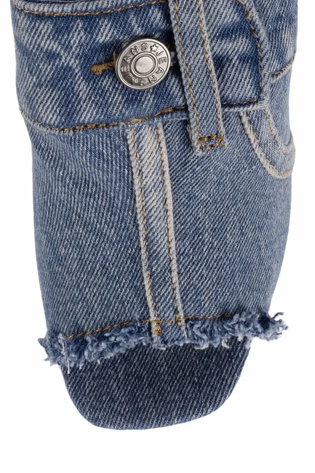 Women Jeffrey Campbell Mule MAGDAJN Blue Denim