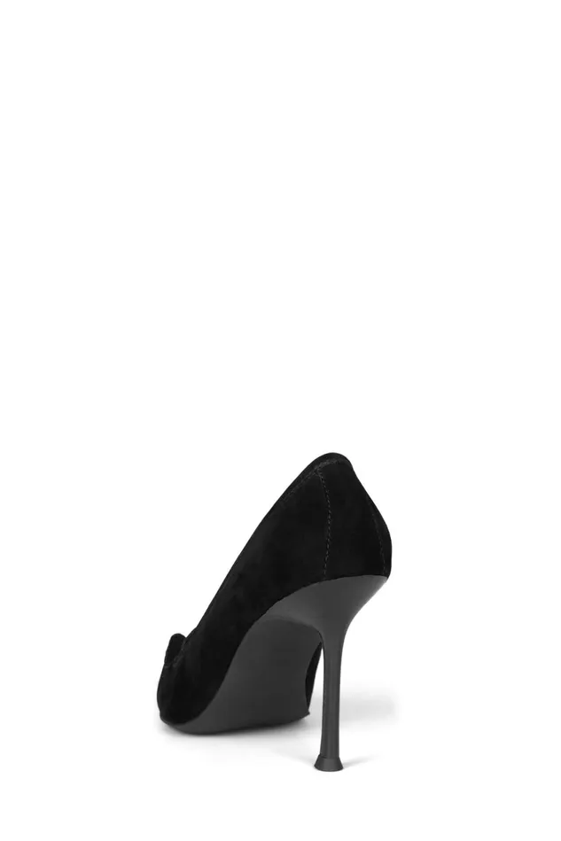 Women Jeffrey Campbell Pump WHIMSICAL Black Suede
