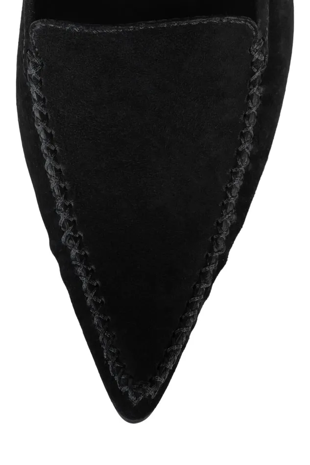 Women Jeffrey Campbell Pump WHIMSICAL Black Suede